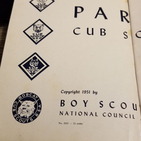 Vintage Parents cub scout Book 1951 - Picture 7 of 8